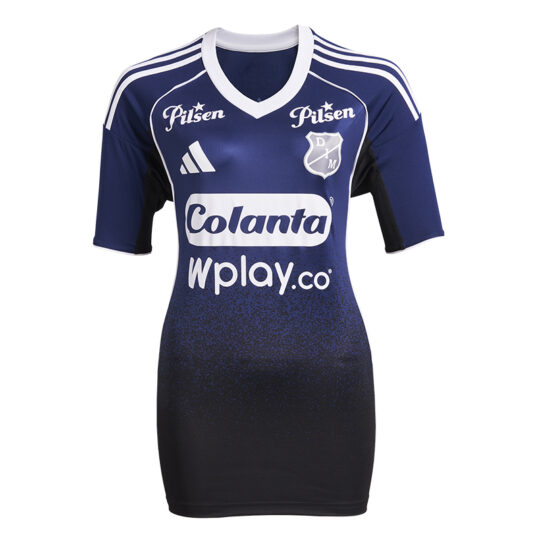 camiseta away 2025 mujer frente